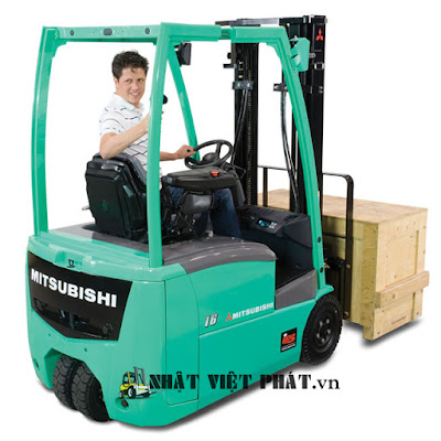 Xe nâng điện Mitsubishi ngồi lái: Từ 1.0 – 2.0 tấn (3 bánh)